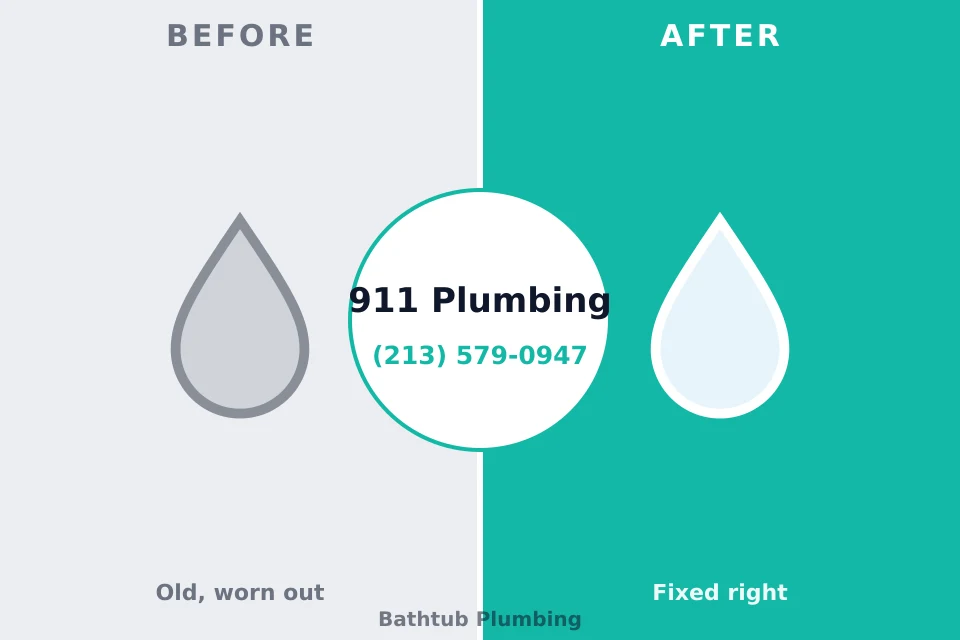 Before and after: plumbing repair Liberty, PA